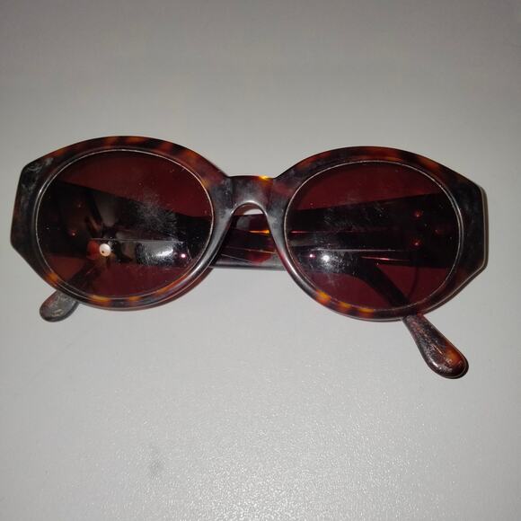 Fendi Vintage 80\'s Dark Amber Sunglasses Shade Frames Eyewear 140 & Case main image 4